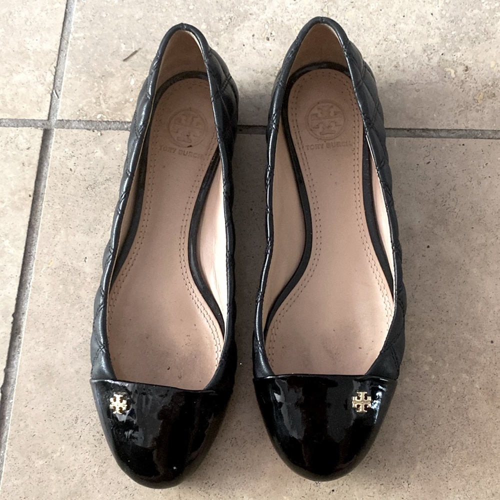 Tory Burch 7.5 Black Ballet Flats